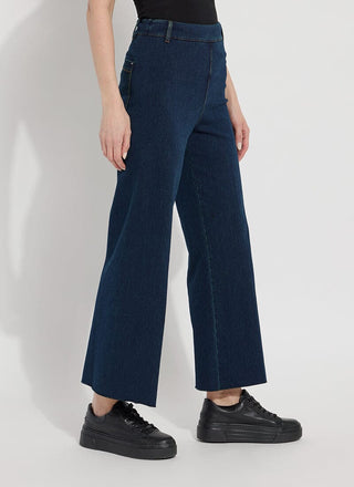 Erin Hi Waist Wide Leg Denim Indigo