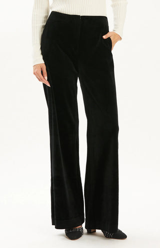 Kathy Velvet Pant Black