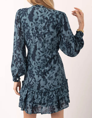 Martha Ruffle Dress Japonica Fleurs