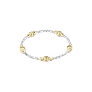 Dignity Mixed Metal Purpose 6mm Bead Bracelet