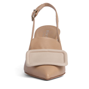 Hannah Beige Leather