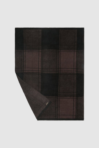 CozyChic Cotton Buffalo Plaid Throw Umber Multi