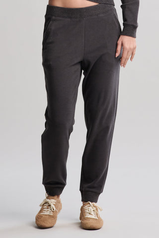 Brushed Fleece Jogger With CozyChic Ultra Lite Rib