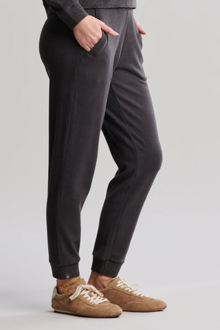 Brushed Fleece Jogger With CozyChic Ultra Lite Rib