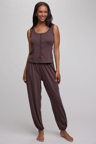 Pointelle Sleep Set Umber