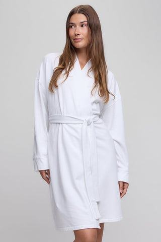 Brushed Luxe Lounge Robe Sea Salt