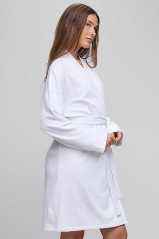 Brushed Luxe Lounge Robe Sea Salt