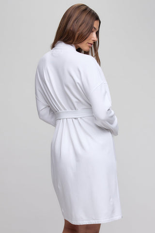 Brushed Luxe Lounge Robe Sea Salt