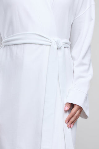 Brushed Luxe Lounge Robe Sea Salt