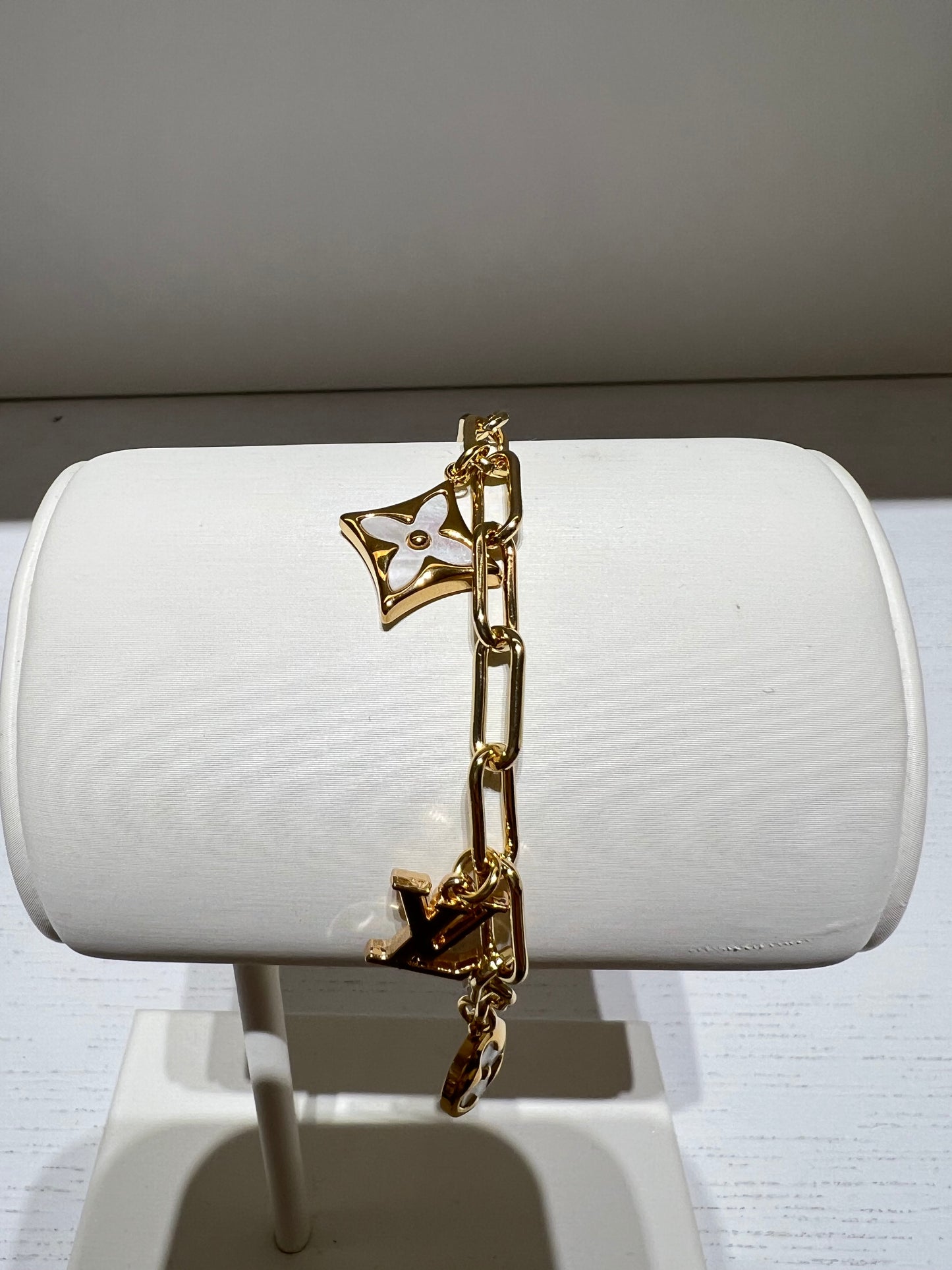 Louis Vuitton Paperclip Charm Bracelet