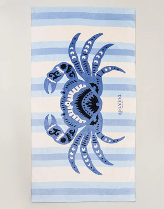 Beach Towel Blue Crab