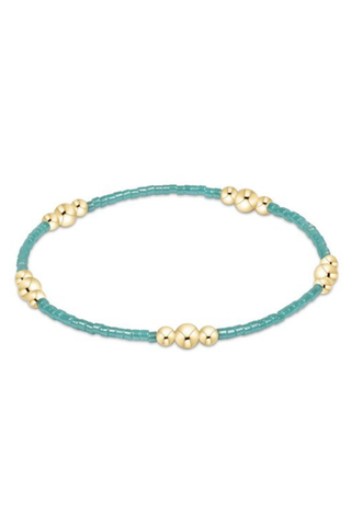 Hope Purpose Gold Bracelet Sea Glass