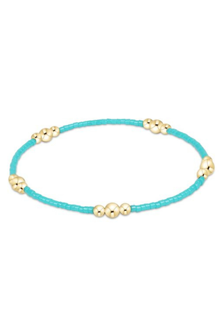 Hope Purpose Gold Bracelet Turquoise