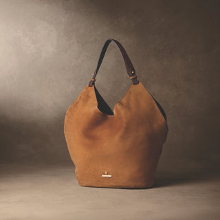 Siren Everly Suede Tote Brown