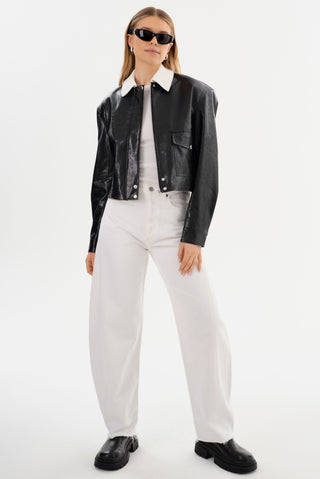 Braylin Faux Leather Jacket