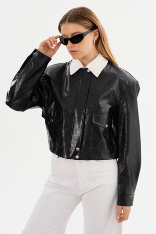 Braylin Faux Leather Jacket