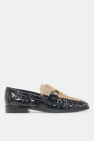 Bonie Plush Loafer Midnight Patent