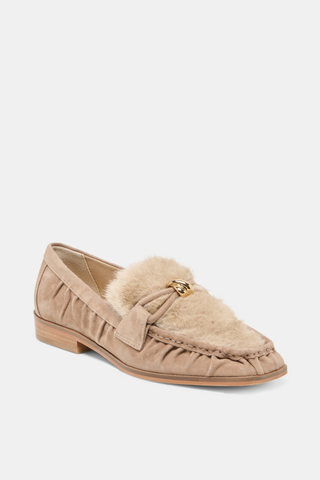 Bonie Plush Loafer Mushroom Suede