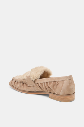 Bonie Plush Loafer Mushroom Suede