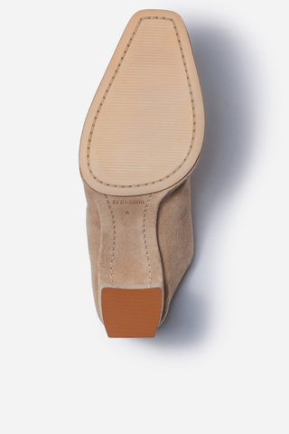 Brynn Heeled Mule Sandstone Suede