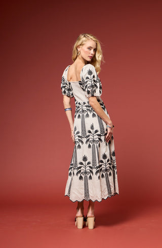 Sophia Dress Natural Black