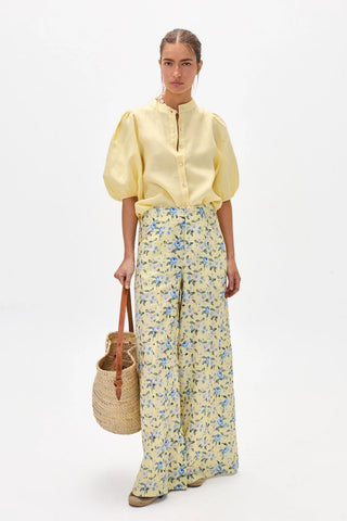 Vincent Linen Pant Francesca Print