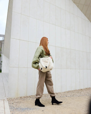 Ushuaia Tote Arctic White Faux Fur