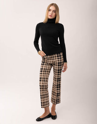 Maren Kick Flare Pant Tabby Plaid