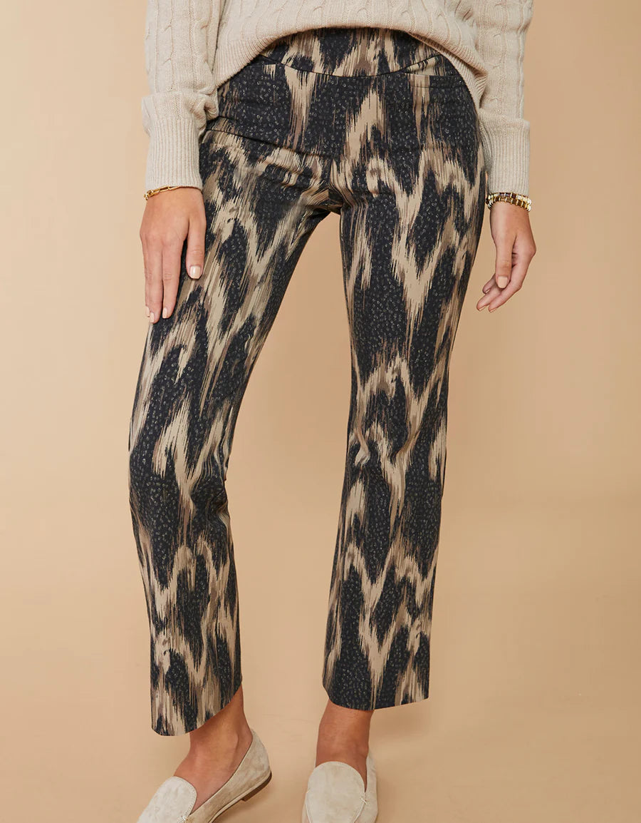 Maren Kick Flare Pant Botanic Garden Ikat Dot