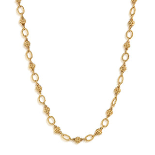 Berry Bead Chain 18” Gold