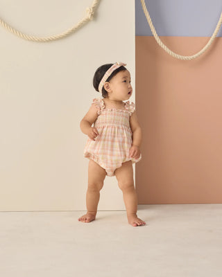 Julia Romper Summer Plaid