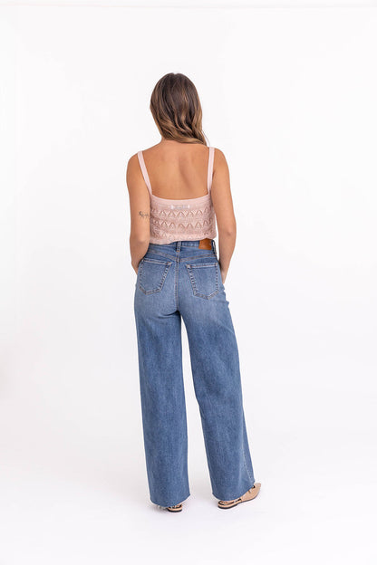 Hudson Wide Leg Jean Rainey