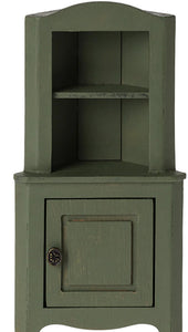 Corner Cabinet, Mouse Dark Green