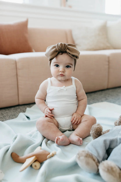 Jamie Kay Organic Cotton Singlet Bodysuit White