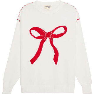 Riley Crewneck Sweater Tied With a Bow