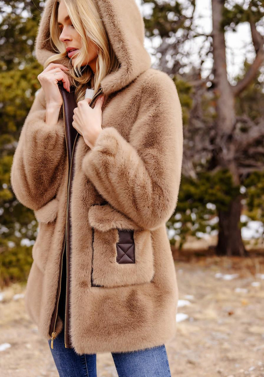 Chalet Hooded Parka Vintage Mink