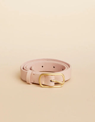 Siren Pale Pink Thin Belt