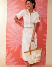 Load image into Gallery viewer, Kade Linen Skirt Callawassie Palmetto Tan
