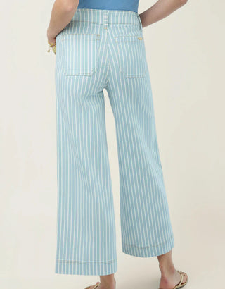 Pritchard Wide Leg Pull On Jean Flagler Stripe