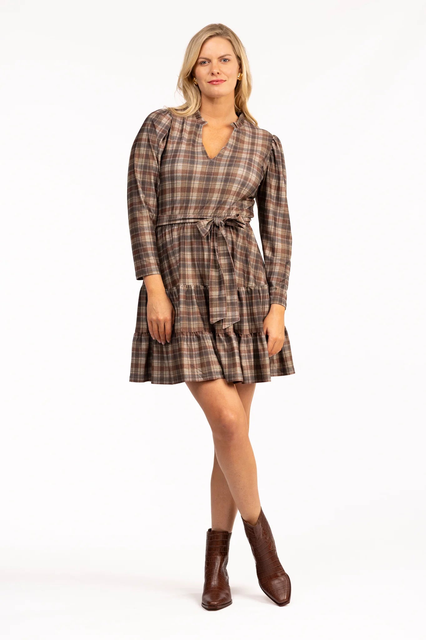 Rosemary Dress Professors Plaid