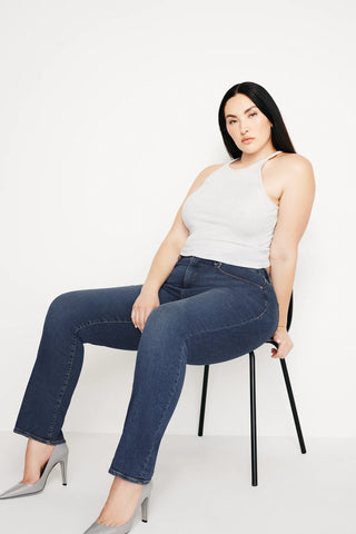 Good Legs Straight Jeans Blue