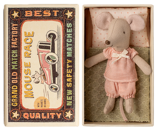 Little Sister Mouse in Matchbox