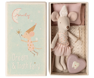 Tooth Fairy Mouse, Little Sister in Matchbox