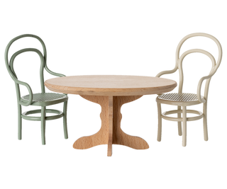 Oval Dining Table, Mouse - Nature