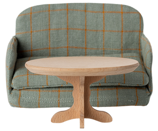 Oval Coffee Table, Mouse - Nature