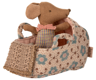 Carry Cot, Baby Mouse - Rose