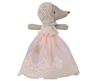 Baby Mouse in Gown - Powder