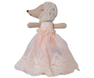 Baby Mouse in Gown - Powder