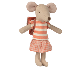 Tricycle Mouse, Big Sister - Coral