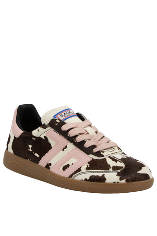 Cloud CL Cow Brown White Pink Sneaker